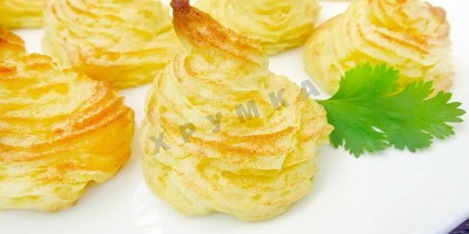 Рецепт запеченного картофельного пюре