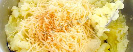 Шаг 4: запеченного картофельного пюре