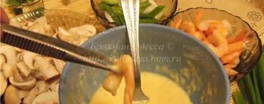 Шаг 38: зару соба гречневая лапша, овощи темпура и креветки