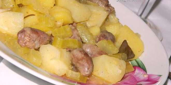 Рецепт бланкета с куриными сердечками