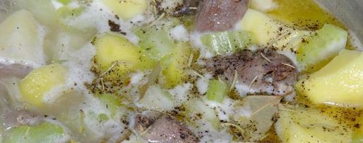 Шаг 7: бланкета с куриными сердечками