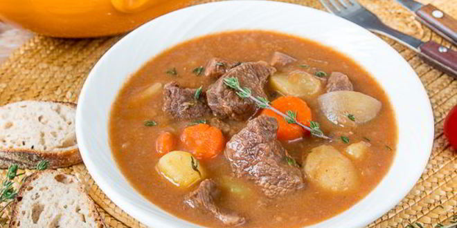 Рецепт сытного жаркого из говядины