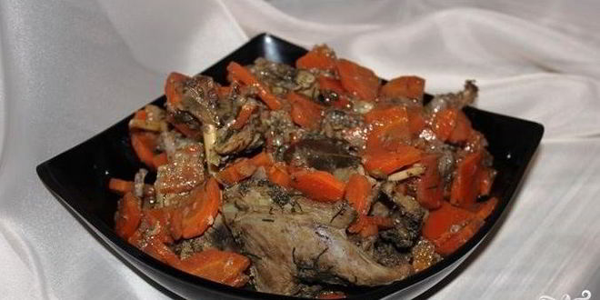 Рецепт жаркого из дикой утки