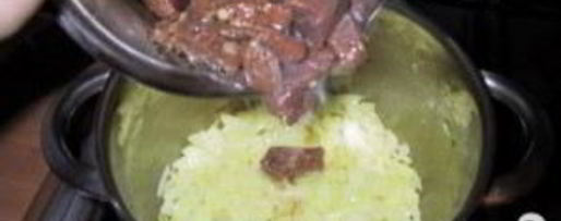 Шаг 2: жаркого из говядины с чечевицей и красным вином