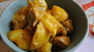 Рецепт Жаркого из говядины с картошкой