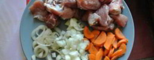 Шаг 1: жаркого из говядины с картошкой