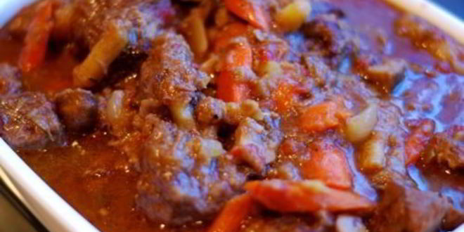 Рецепт жаркого из говядины в духовке