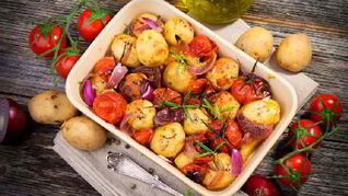 Рецепт Жаркого из картофеля с овощами