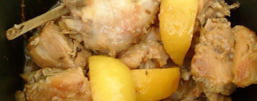 Шаг 2: жаркого из кролика с лимоном