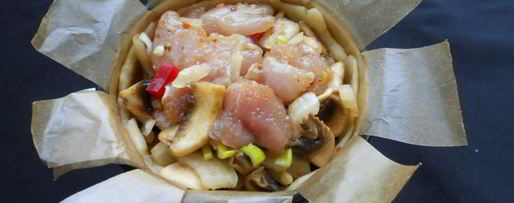 Шаг 4: жаркого из курицы и грибов праздничный кулич