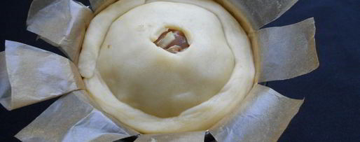 Шаг 5: жаркого из курицы и грибов праздничный кулич