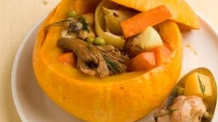 Рецепт Жаркого из курицы с лисичками