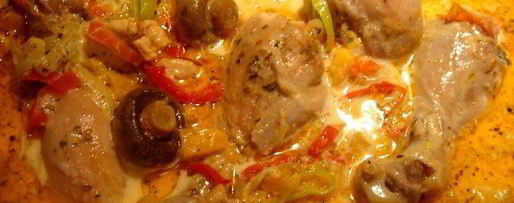 Шаг 1: жаркого из курицы в сливочном соусе