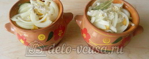 Шаг 5: жаркого из свинины в горшочках