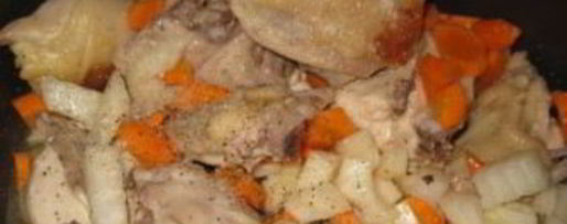 Шаг 4: жаркого из цыпленка