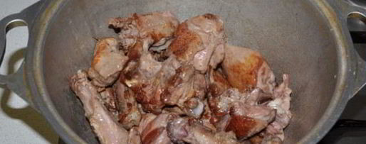 Шаг 2: жаркого из утки с картофелем