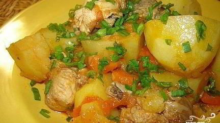 Рецепт Жаркого по-узбекски