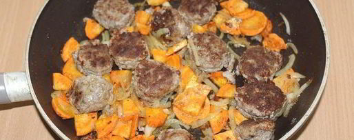 Шаг 2: жаркого с фрикадельками и макаронами