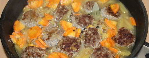 Шаг 3: жаркого с фрикадельками и макаронами