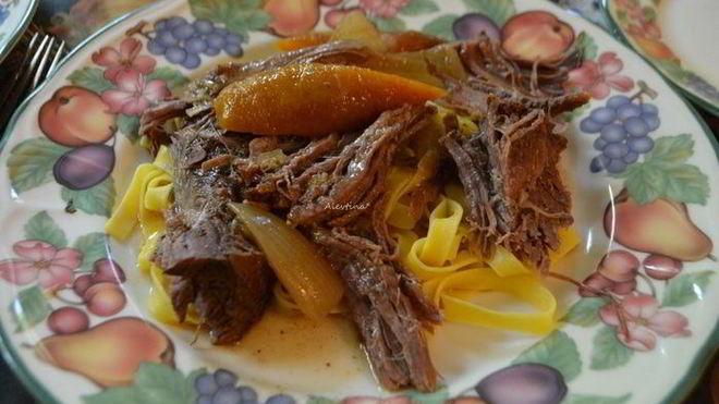 Рецепт Жаркого с горчицей и кленовым сиропом в медленноварке