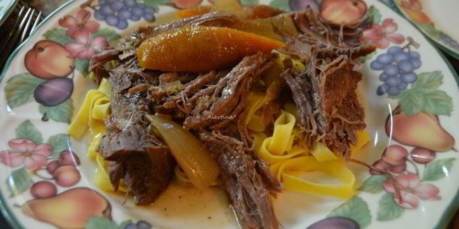 Рецепт жаркого с горчицей и кленовым сиропом в медленноварке