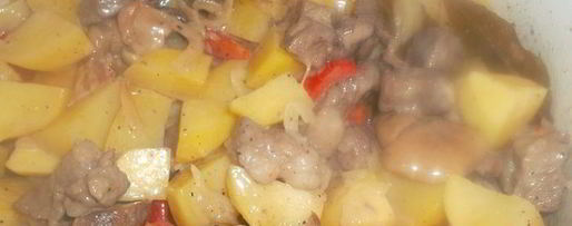 Шаг 4: жаркого с грибами по-домашнему