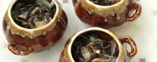 Шаг 11: жаркого с грибами в горшочках