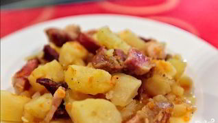 Рецепт Жаркого с копчеными ребрышками