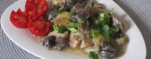 Шаг 11: жаркого с маслятами