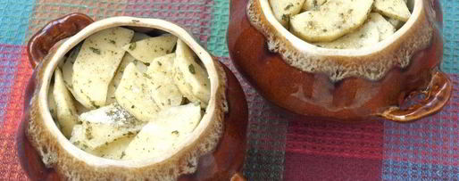 Шаг 3: жаркого с мясом, картофелем и грибами в горшочках