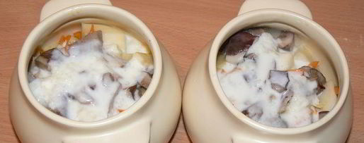 Шаг 4: жаркого с сердечками в сливочном соусе