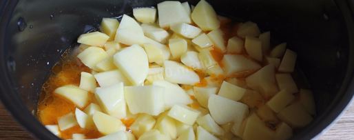 Шаг 7: жаркого в мультиварке из свинины с картошкой