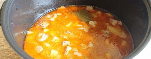 Шаг 8: жаркого в мультиварке из свинины с картошкой