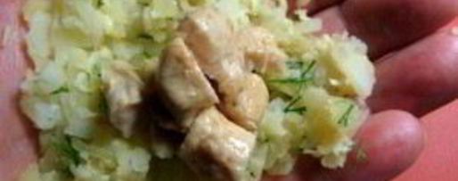 Шаг 2: картофельных зраз с курицей
