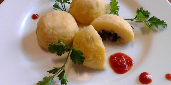 Рецепт картофельных зраз в духовке с грибами