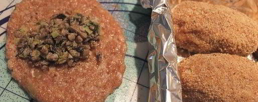 Шаг 5: куриных зраз с грибами и гречкой и овощное соте на гарнир