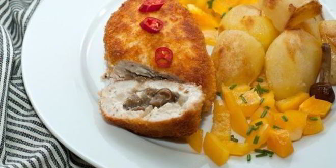 Рецепт куриных зраз с грибами