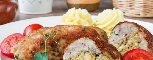 Шаг 5: куриных зраз с пикантной начинкой