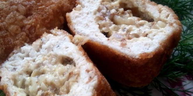 Рецепт куриных зраз с сыром и грецкими орехами