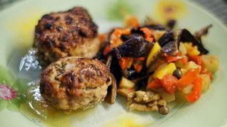 Рецепт Мясных зраз с грибами