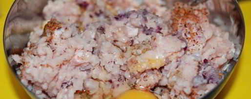 Шаг 3: мясных зраз с сыром и яйцом