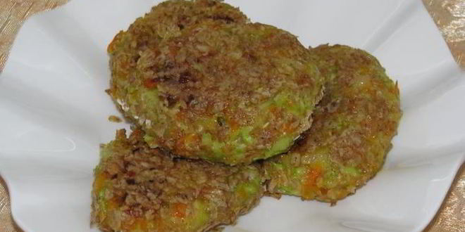 Рецепт овощных зраз с сыром