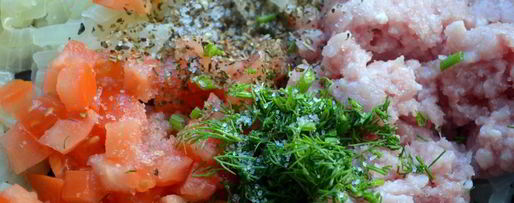 Шаг 1: рисовых зраз с мясной начинкой