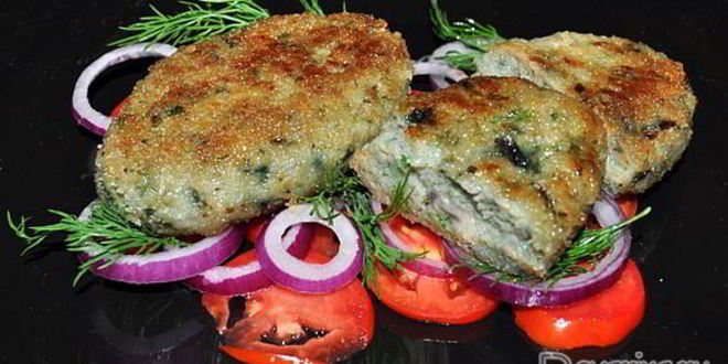 Рецепт рыбных зраз с сыром, маслом и зеленью