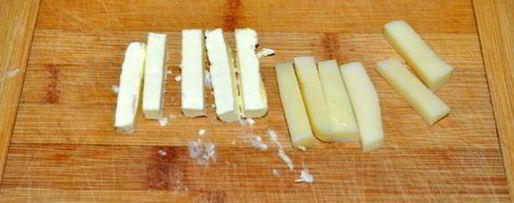 Шаг 1: рыбных зраз с сыром, маслом и зеленью