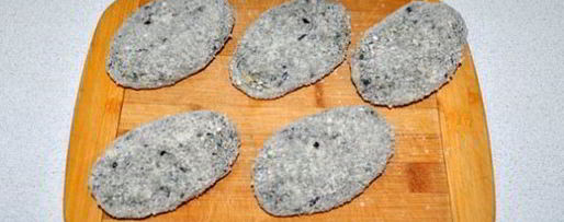 Шаг 4: рыбных зраз с сыром, маслом и зеленью