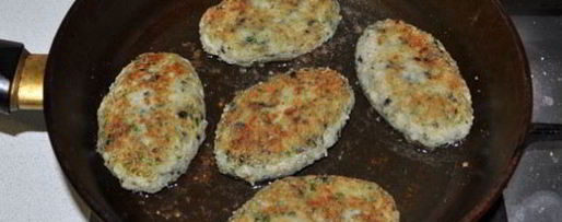 Шаг 5: рыбных зраз с сыром, маслом и зеленью