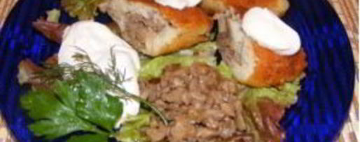 Шаг 4: зраз из фарша с грибами