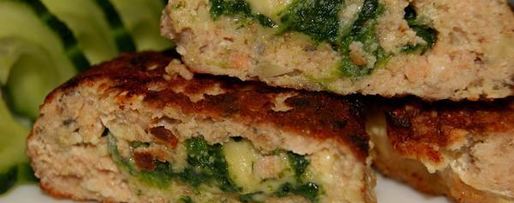 Шаг 6: зраз из горбуши с сыром и шпинатом