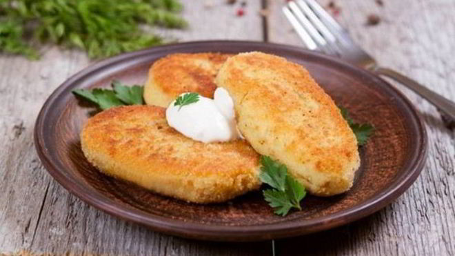 Рецепт Зраз из картофеля с мясным фаршем